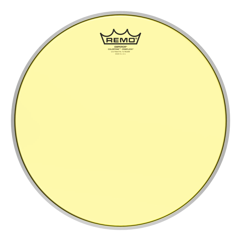 Remo BE-0313-CT-YEMP | 13" Emperor Colortone Drum Skin (Yellow)