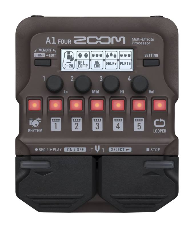 Zoom A1 Four | Acoustic Instrument Multi Effects Pedal