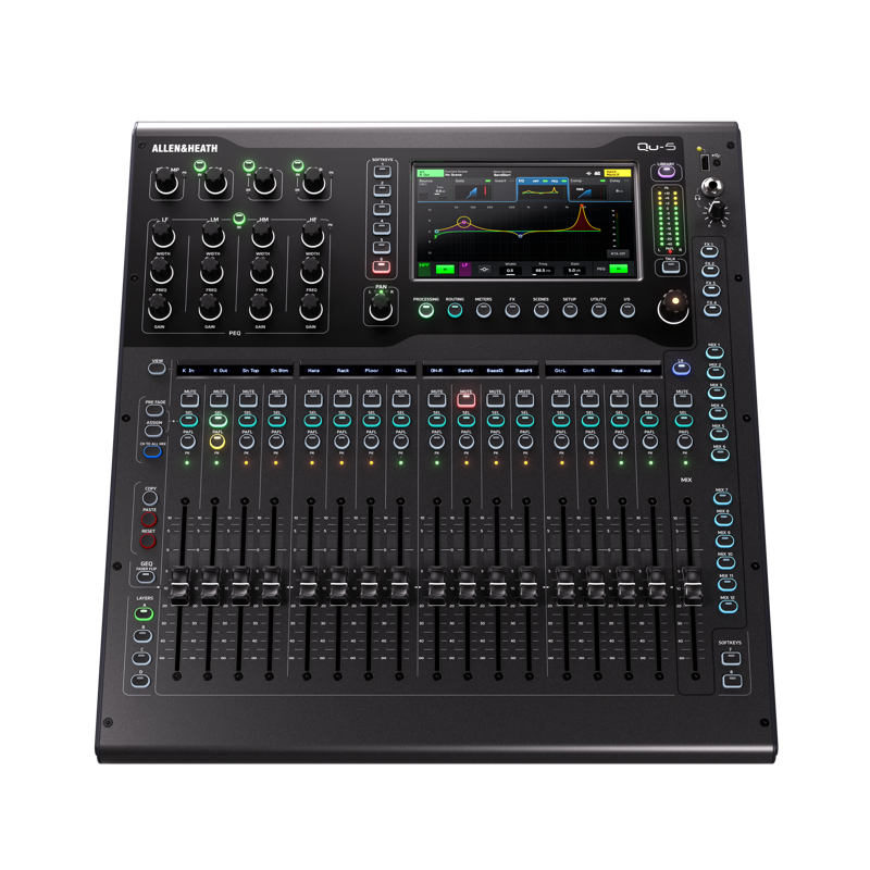 Allen & Heath QU-5 | Compact 38in/24out 96kHz Digital Mixer