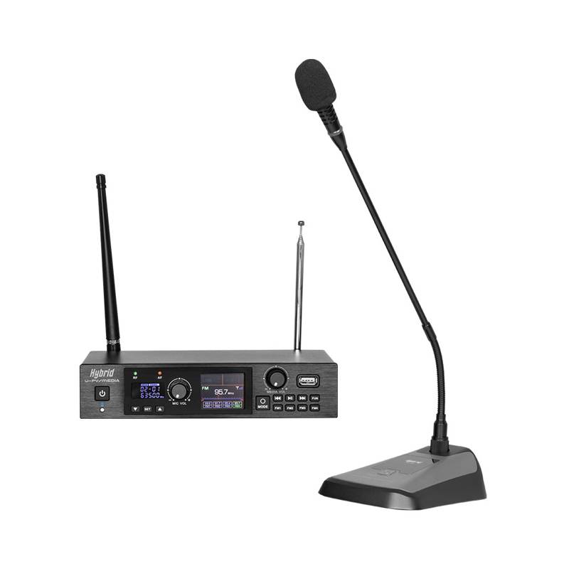 Hybrid U-PV/MEDIA | Desktop Cordless Microphone System & Media Player