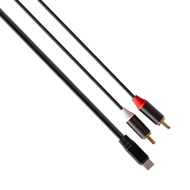 RubiQube TCDRC | Type C to Dual RCA Cable 1.8M