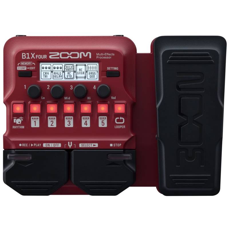 Zoom B1xFour | Bass Multi-Effects Pedal
