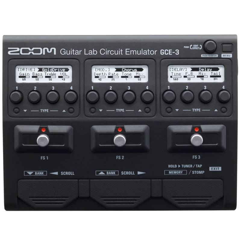 Zoom GCE-3 | Guitar Lab Circuit Emulator Multi-FX Pedal