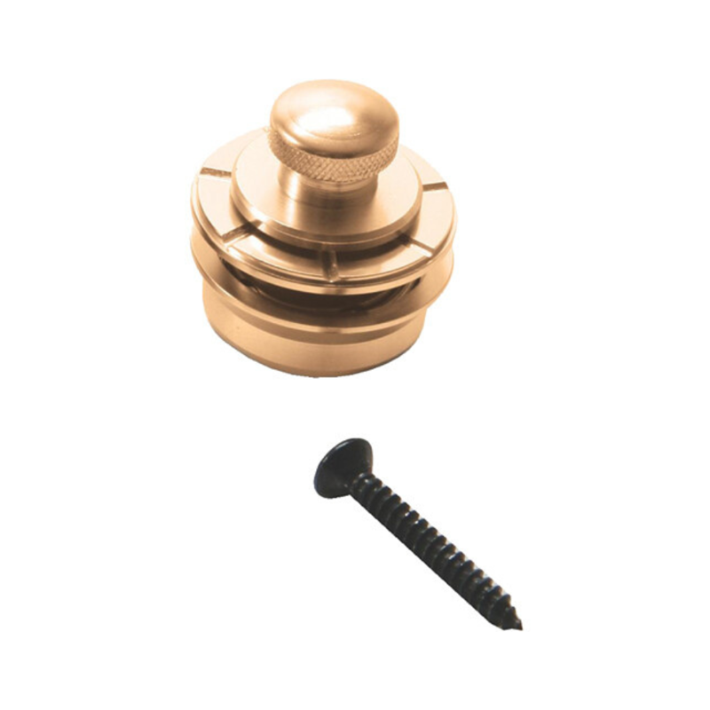 On Stage NSL7200G Hennessey | Solid Brass Strap Locks (Gold)