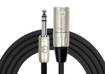 Kirlin MP-483PR/BK | XLR Male to Jack Stereo Balanced Patch Cable 2M 2