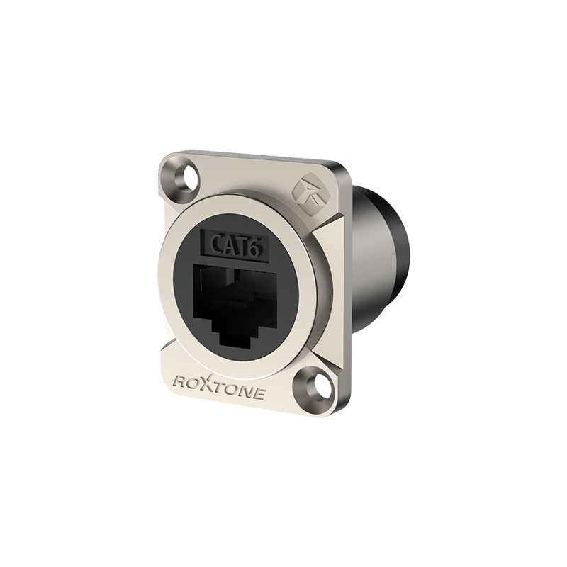 Roxtone RAE8FD-C6-S | Chassis Mount CAT6 Feed Through