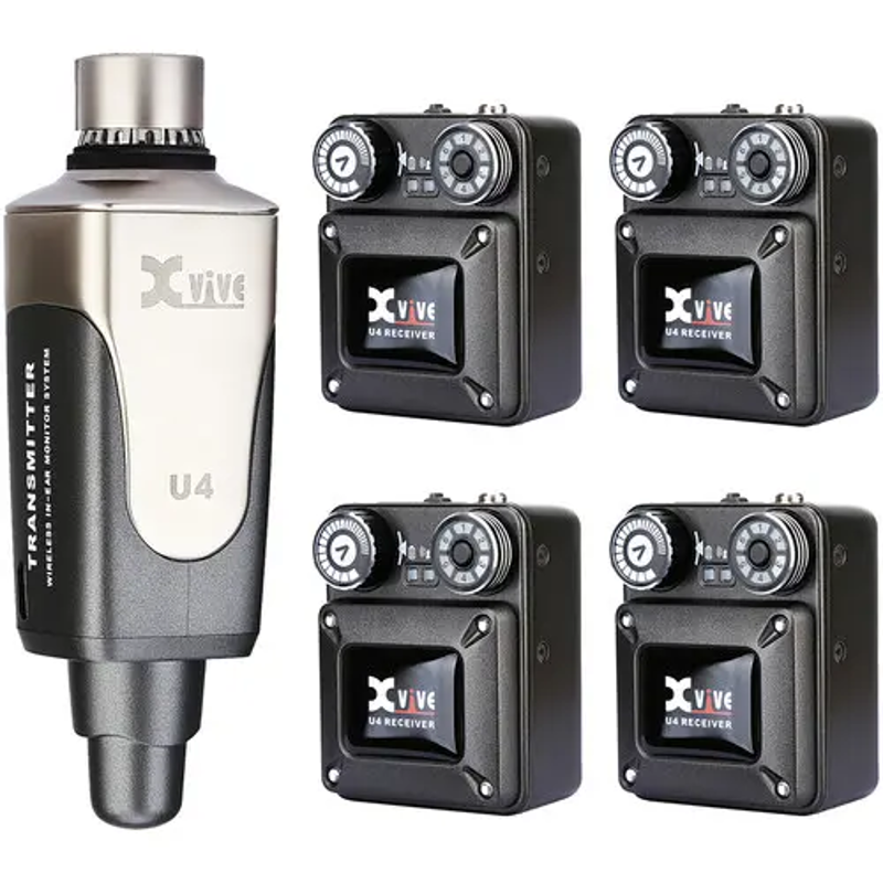 Xvive U4R4 | In Ear Monitor System (4x Receivers)