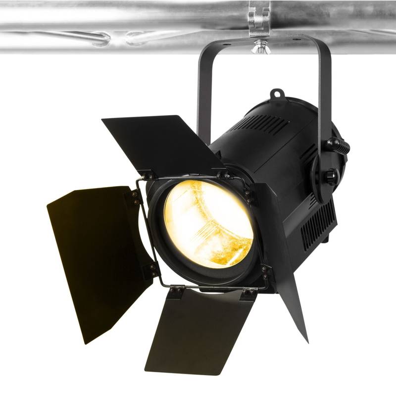 Beamz BTF100Z Fresnel Zoom | 100watt LED White 3200k Light