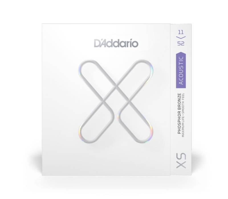 D'addario XSAPB1253 | Custom Light Coated Acoustic Strings 11-52