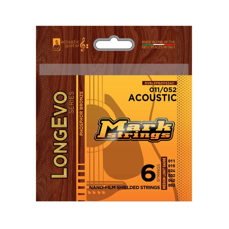 Mark Bass DV6LEPB01152AC | P/Bronze Acoustic Strings 11-52