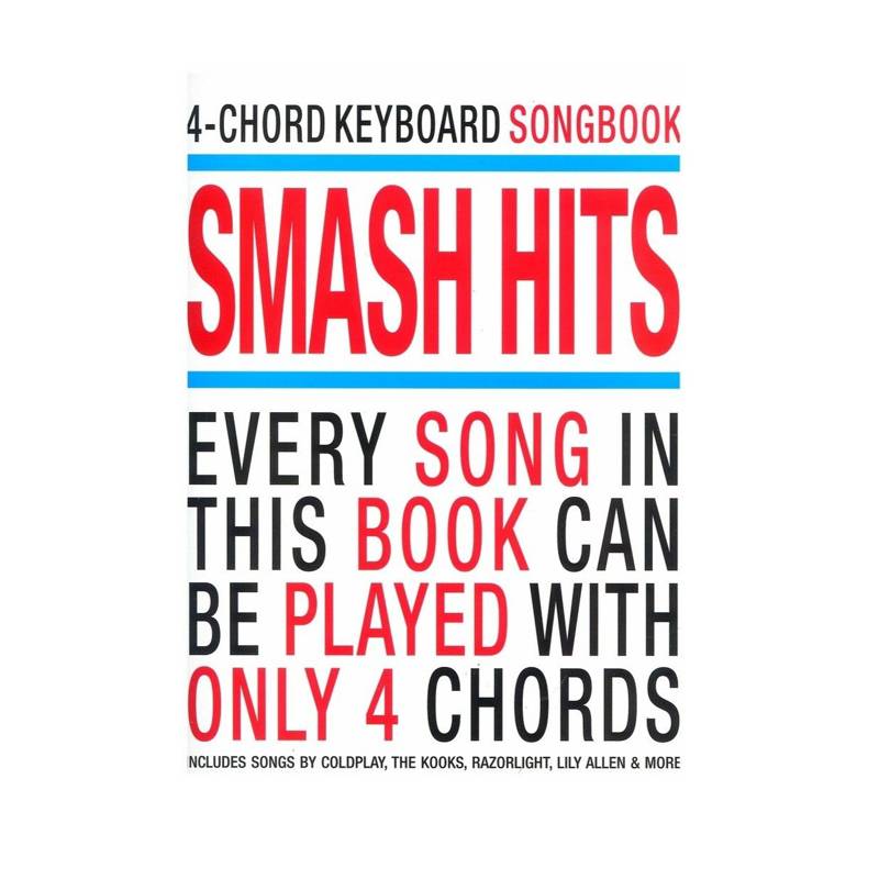 4-Chord Keyboard Songbook | Smash Hits