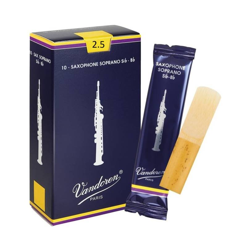Vandoren Reeds | Soprano Sax 2.5 (Single Reeds)
