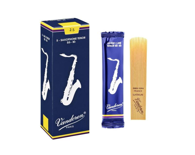 Vandoren Reeds | Tenor Sax 2.5 (Single Reeds)
