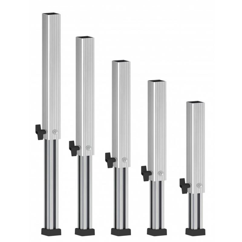 AluStage TLE-08 | Telescopic Adjustable Leg 800-1400mm
