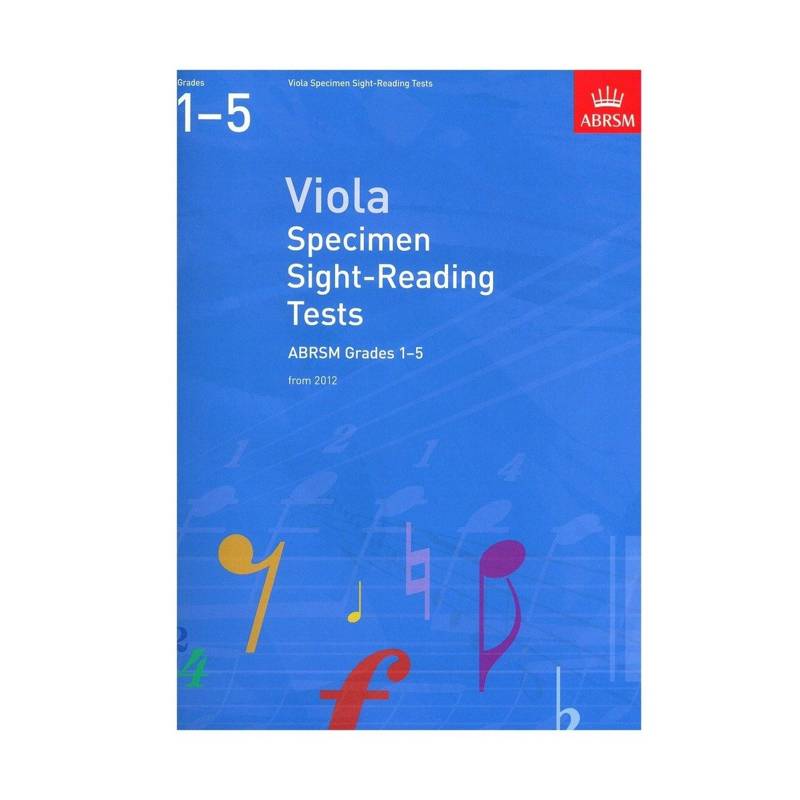 ABRSM Specimen Sigh Reading Tests | for Viola Grades 1-5
