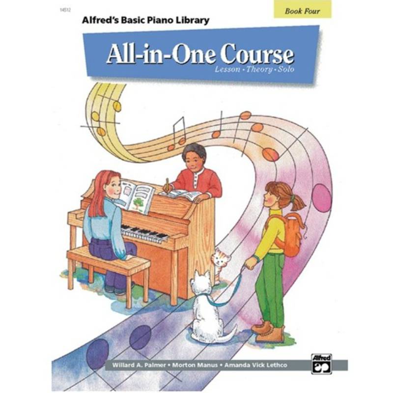 Alfred's Basic Piano Library | All in One Course Book 4