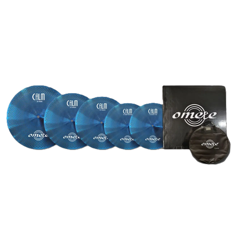 Omete Calm Series | Low Volume Cymbal Pack  (Blue)