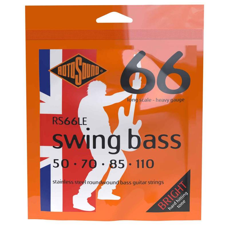 Rotosound RS66LE | Heavy 50-110 4 String Bass Strings