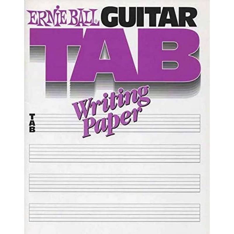 Ernie Ball | Guitar Neck Tab Writing Paper