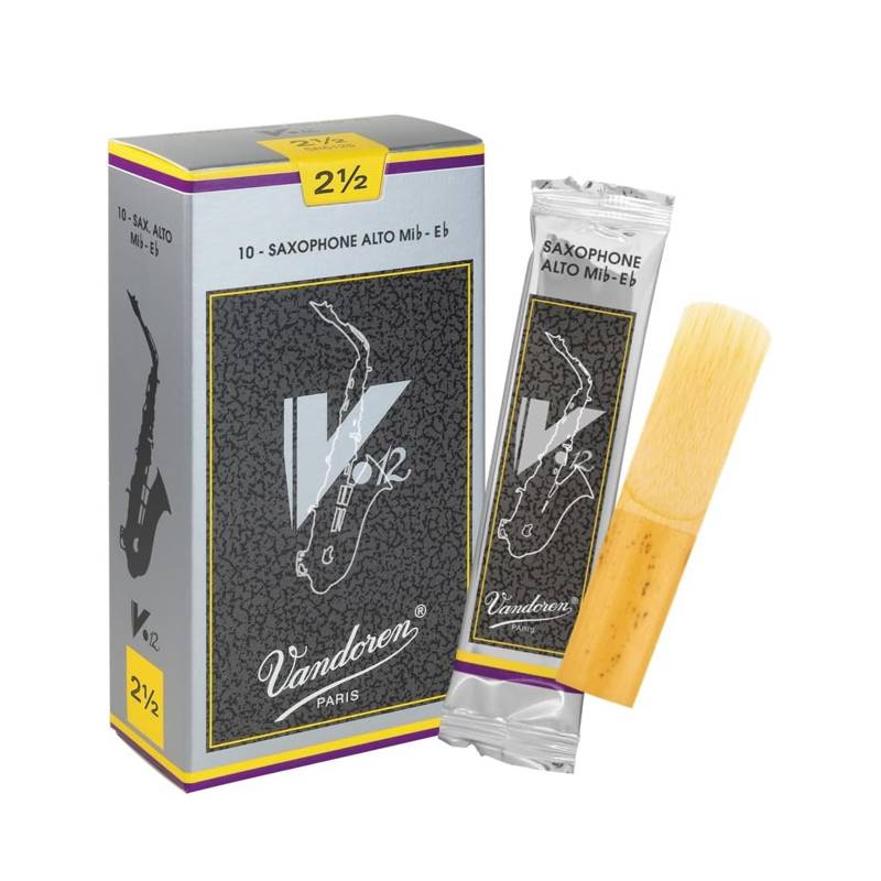 Vandoren V12 Reeds | Alto Sax 2.5 (Single Reeds)