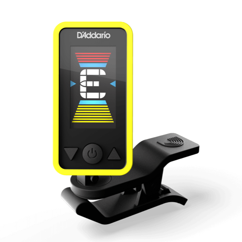 D'addario PW-CT-17YL | Clip On Tuners (Yellow)