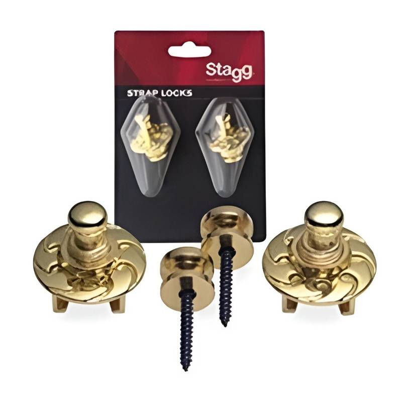 Stagg SSL1 | Strap Locks (Gold)