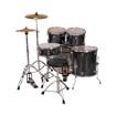 Hybrid HD5 | 5 Piece Drum Kit with Paste Cymbals and Mesh Heads (Lazer Black)