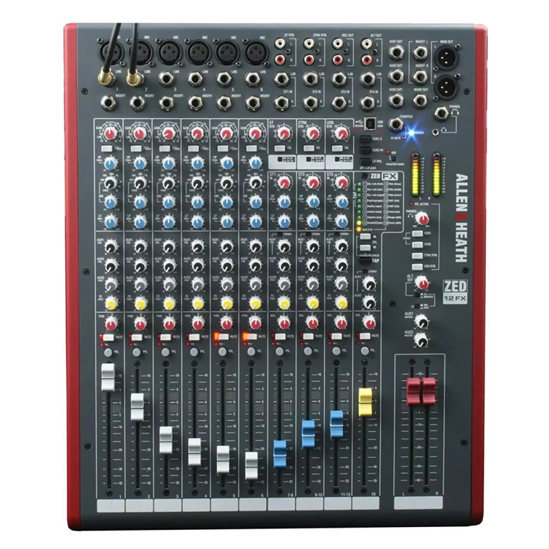 Allen & Heath ZED-12FX | 12 Channel Analogue Mixer