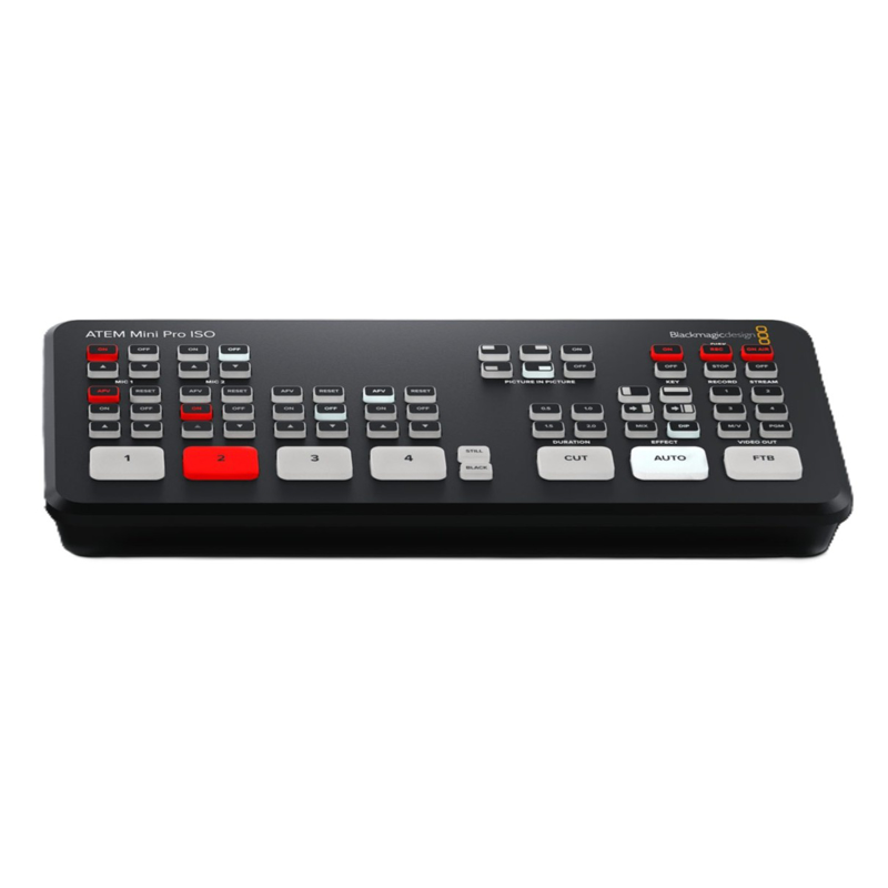 Blackmagic Atem Mini Pro ISO | 4 Channel HDMI Live Stream Switcher