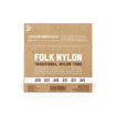 D'addario EJ33 | Folk Ball End Nylon Strings (Clear)
