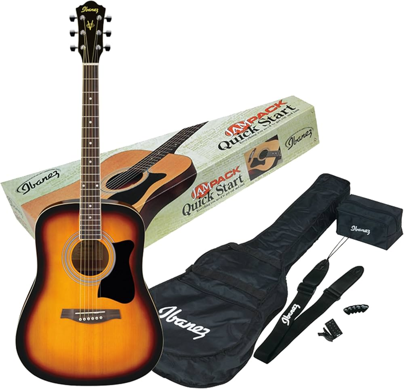 Ibanez V50NJPOVS | Acoustic Guitar Pack (Bag\Tnr\Strp)
