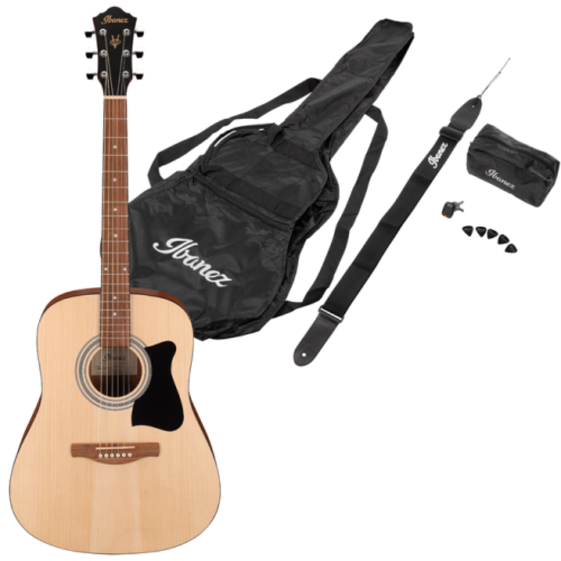Ibanez V50NJPOPN | Acoustic Guitar Pack (Bag\Tnr\Strp)