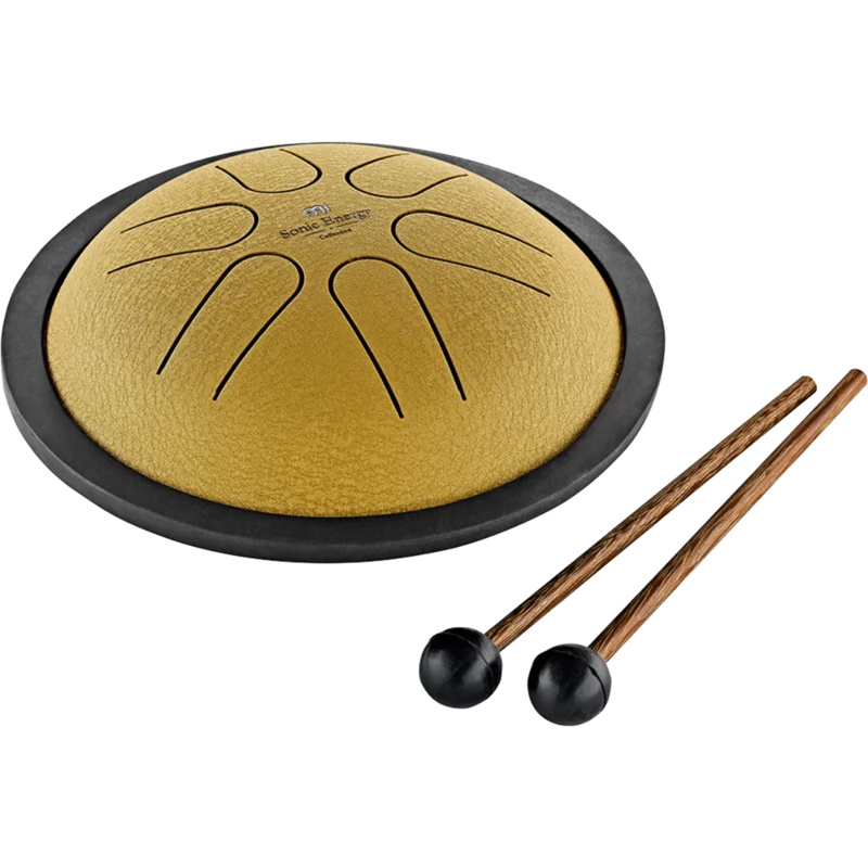 Meinl MSTD3G | Mini Steel B Major Tongue Drum (Gold)