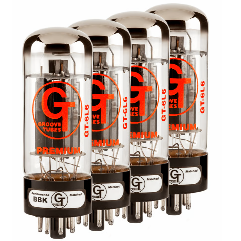 Fender 5550113524 | Groove Tubes GT-6L6-S Tubes Medium Quartet 
