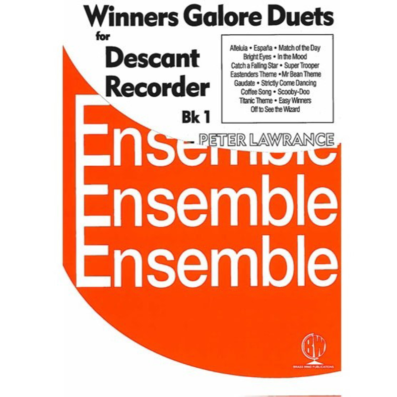 Winners Galore | Duets for Descant Recorder Book 1