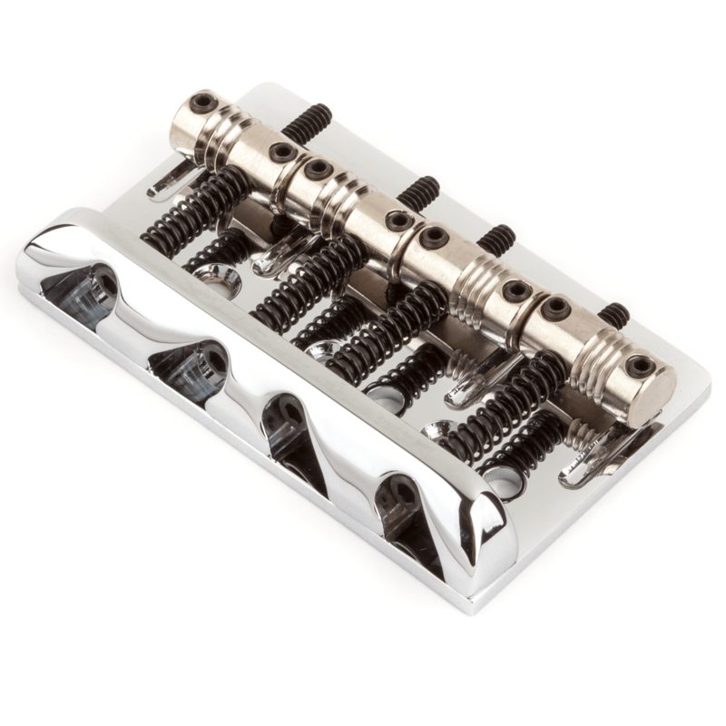 Fender 0075124049 | HiMass Vintage Bass Bridge Assembly Chrome