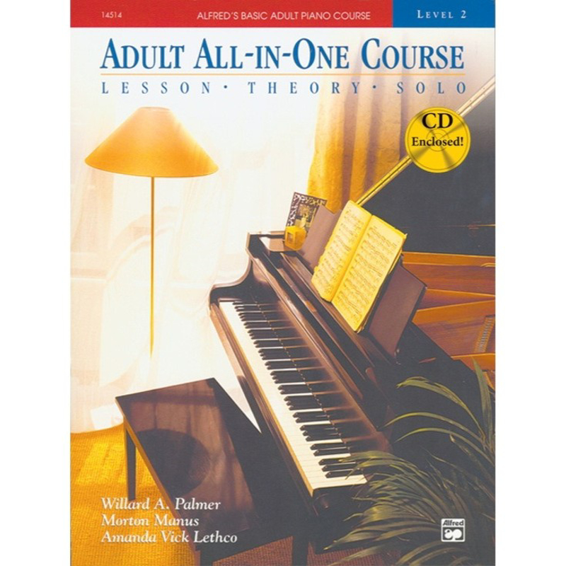 Alfred's Basic Adult All-in-One Course | Level 2 (With CD)