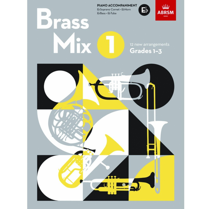 Brass Mix book 1 E flat Piano Accompaniment | Grade 1-3