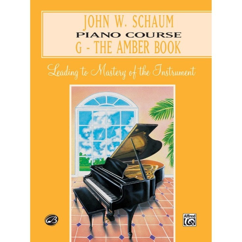 Schaum Piano Course | G - The Amber Book