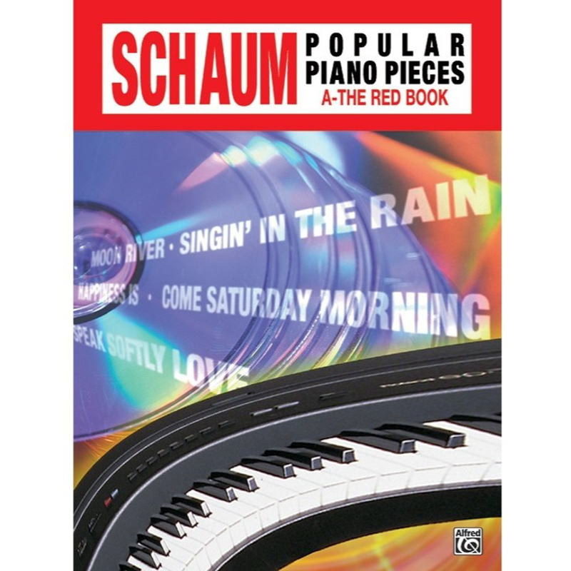 Schaum Popular Piano Pieces | A - The Red Book