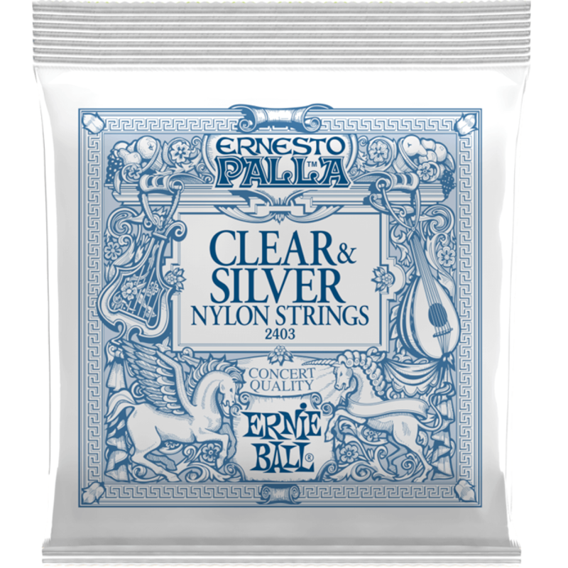 Ernie Ball Ernesto Palla 2403 | Med Tension Classical Clear Strings