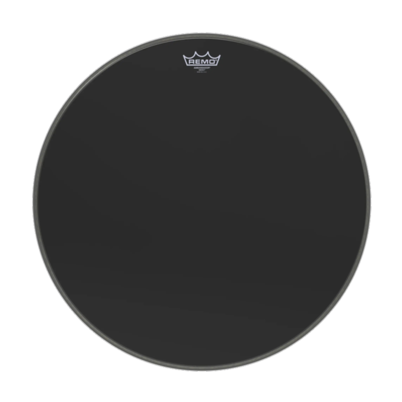 Remo ES-1022-00 | 22" Ambassador Ebony Bass Drum Skin