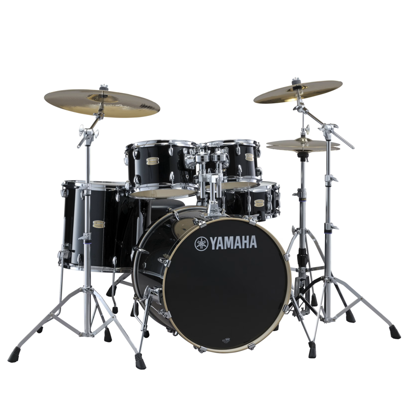 Yamaha Stage Custom Birch | 5 Piece Drum Kit (Raven Black)