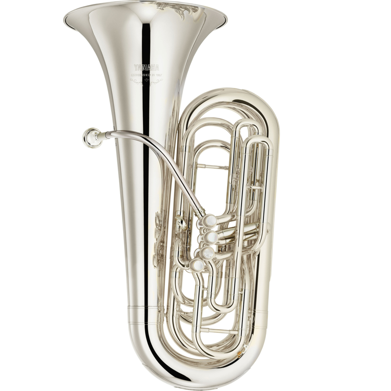 Yamaha YCB-621S | 4 Front Valve C Tuba (Silver)