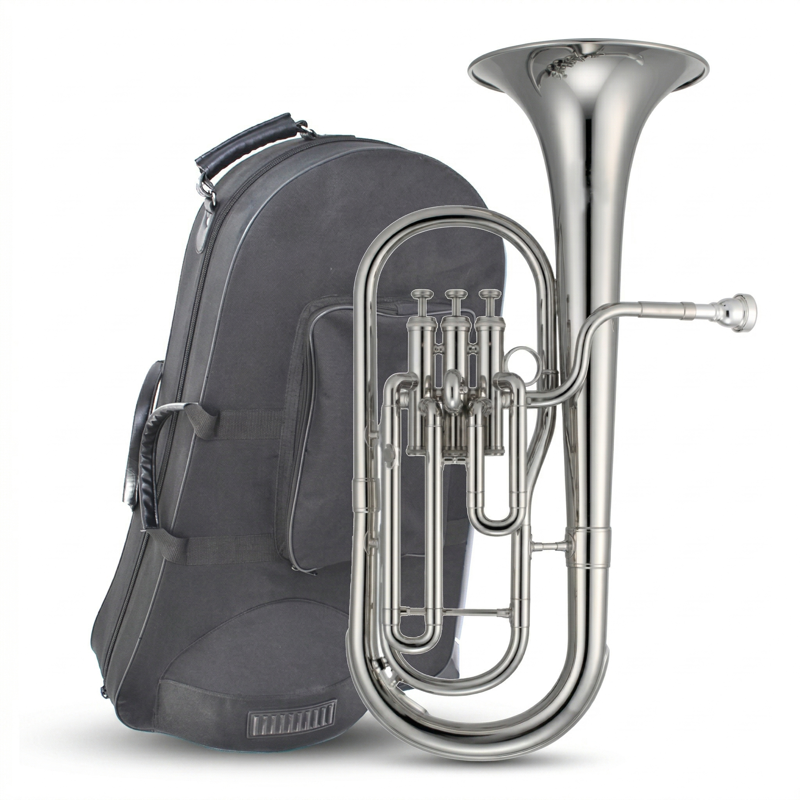 Santa Fe SUN11213N | 3 Valve Alto Horn (Silver)
