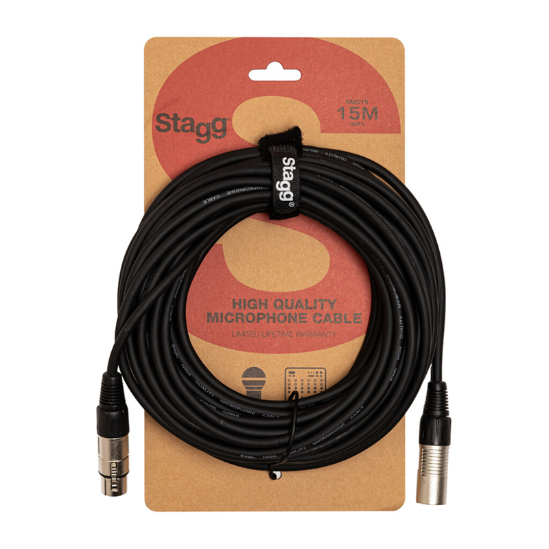 Stagg SMC15 | 15m XLR Male to XLR Female Mic Cable