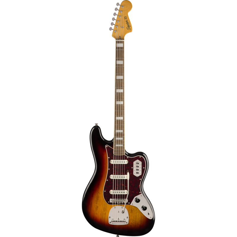 Squier 0374580500 | Classic Vibe Bass VI Electric Guitar (3 Tone Sunburst)