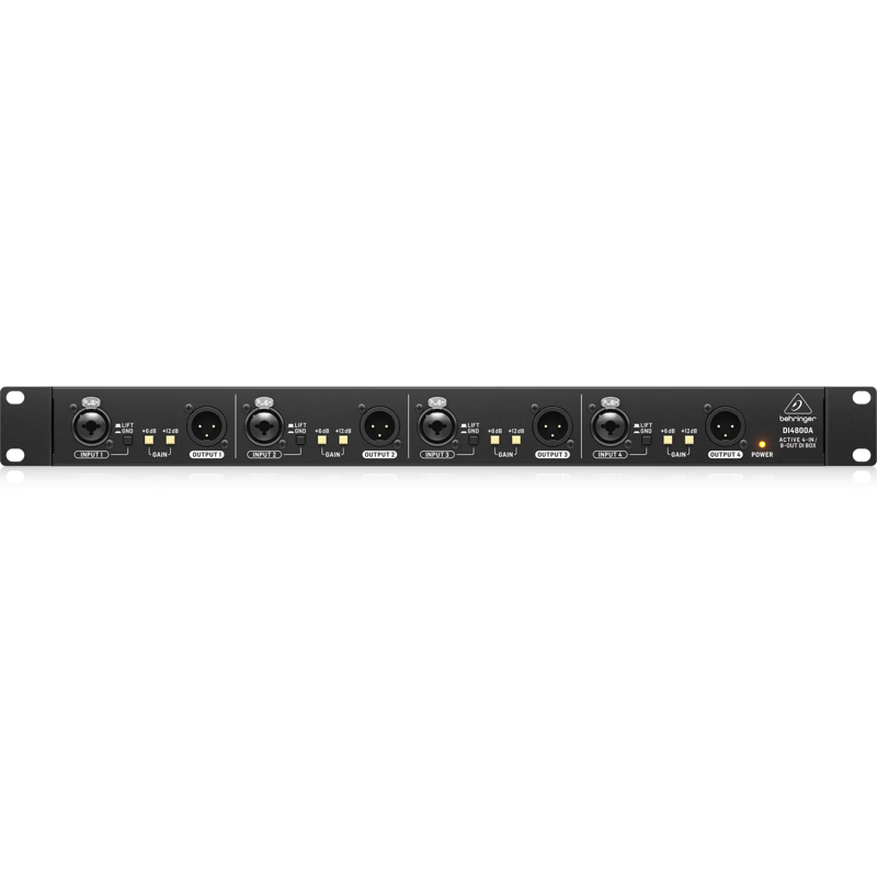 Behringer DI4800A | Professional 4-Channel Active DI Box
