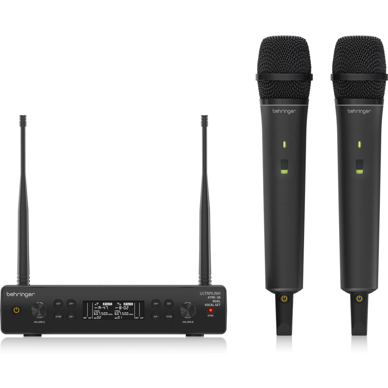 Behringer XTM1-135 DUAL | 2 x Handheld Cordless Mic System
