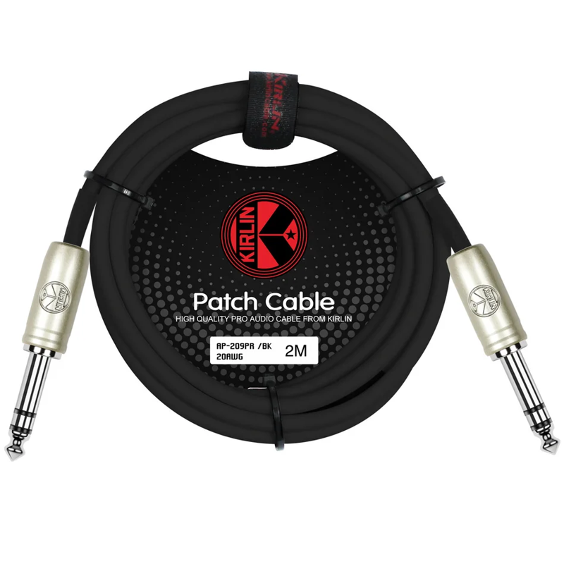 Kirlin AP-209 | 1/4" Stereo Patch Cable (2M)